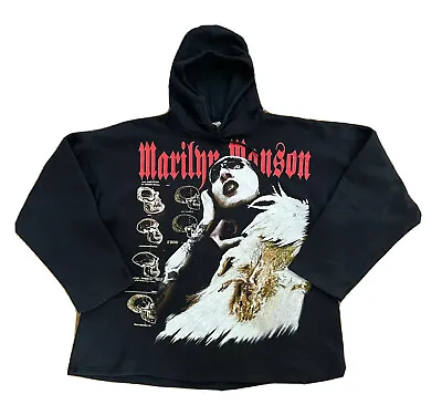Buy Marilyn Manson Vintage 90s Band Sweatshirt Sweater Jumper Hoody Rare Retro XL • 287.95£