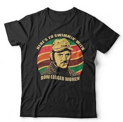 Buy Here’s To Swimming With Bow Legged Women T Shirt Unisex & Kids Retro Quint Jaws • 13.99£