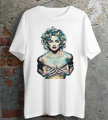 Buy Madonna T-shirt Madonna Graphic Poster Gift Top Unisex T Shirt  • 7.99£