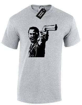 Buy Rick Grimes Gun Mens T Shirt Walking Dead Daryl Dixon Zombies Top Michonne • 8.99£