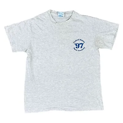 Buy Hanes Single Stitch T-Shirt Graphic Print 1997 USA Grey Womens Medium • 19.99£