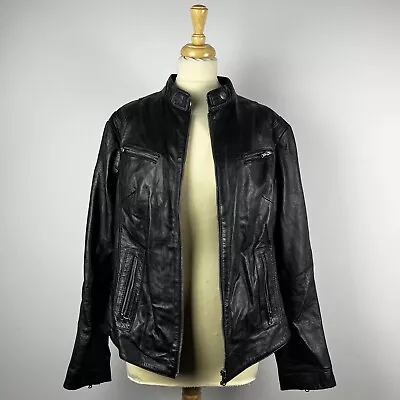 Buy Aviatrix Real Leather Biker Jacket Moto Jacket Women Size 4XL (Smaller Fitting) • 20£