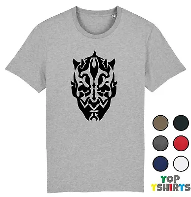 Buy Darth Maul Silhouette Star Wars T-Shirt Sith Lord Jedi Master Obi Wan Tshirt Top • 9.99£