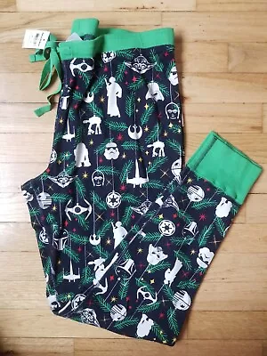 Buy Nwot Hanna Andersson Women's Star Wars Ornament Holiday Pajama Pants L 12-14 • 26.04£