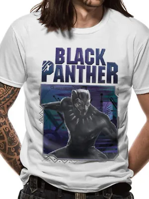Buy BLACK PANTHER- LOGO & IMAGE Official T Shirt Mens Licensed Merch New • 14.95£