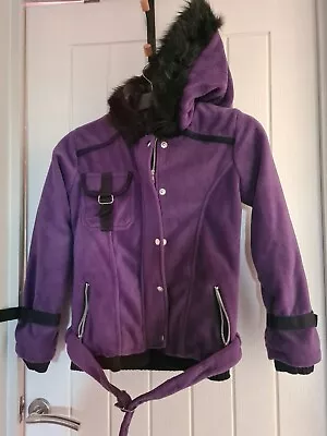 Buy Gothicana By EMP Purple & Black Jacket Size Small • 16£