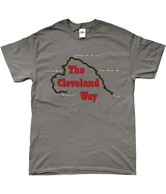 Buy The Cleveland Way Souvenir T Shirt. National Trail. Hiking. • 17.99£