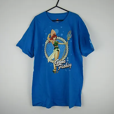 Buy Hanes DC Comics T Shirt Clothing Gone Fishing Casual Style Top Size M • 9.99£