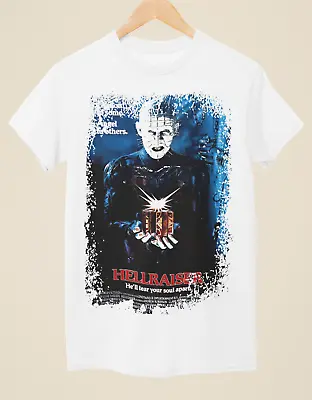 Buy Hellraiser - Movie Poster Inspired Unisex White T-Shirt • 14.99£