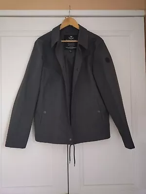 Buy Mens Threadbare Denim Corps Jacket | Charcoal Grey | Size L • 15£