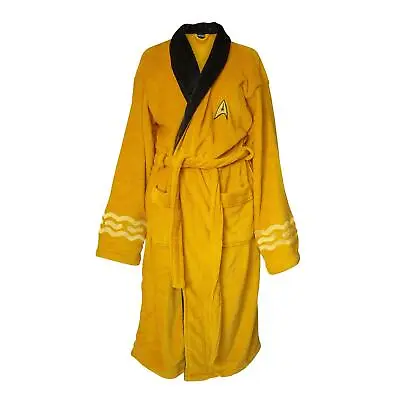 Buy Star Trek Captain Kirk Bathrobe For Adults | One Size Fits Most • 67.24£