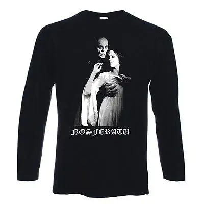 Buy Nosferatu Long Sleeve T-Shirt - Goth Horror Classic Vampires Gothic Vampire • 15.95£