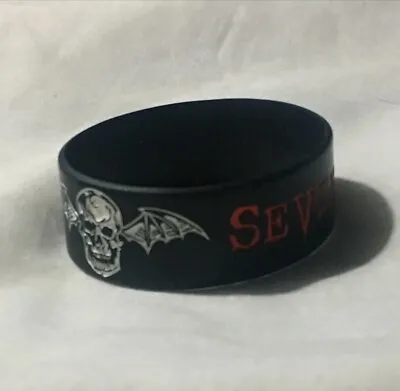Buy Avenged Sevenfold Bracelet Band Merch Black Silicone Wristband Metal Band Unisex • 7.72£