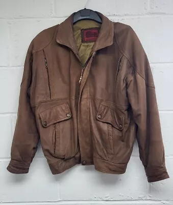 Buy Hide Park Leather Company Brown Leather Jacket Size S. PWM • 32£