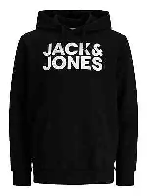 Buy Jack & Jones Corp Logo Sweat Hoodie - Black / XXXL • 16.99£