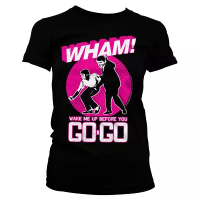 Buy Ladies Wham George Michael Wake Me Up Official Tee T-Shirt Womens • 18.27£
