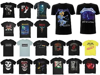 Buy Band T-shirt Rock Metal Official Merch Mens Unisex Casual Festival Concert Tee • 16£