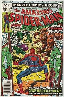 Buy Amazing Spider-Man #166  (Marvel 1963 Series)  VFN • 29.95£