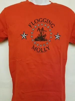 Buy Flogging Molly - Vintage Original Store / Tour Stock 2003 Unworn Large T-shirt • 27.50£
