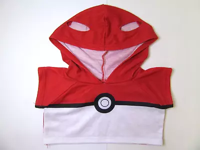 Buy Build A Bear Bab Pokemon Pokeball Red White Hoodie Clothes Top T Shirt • 6.99£