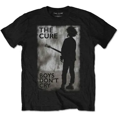 Buy Officially Licensed The Cure Boys Don't Cry Mens Black T Shirt The Cure Tee • 14.50£
