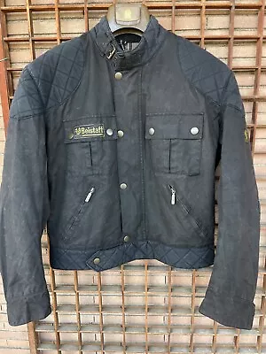 Buy BELSTAFF Brooklands REBEL Jacket Made In England 90's Vintage Waxed Cotton L • 215£