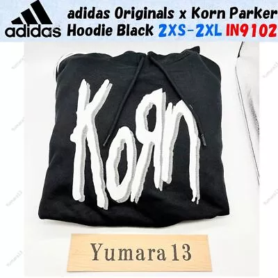 Buy Adidas Originals X Korn Parker Hoodie Black IN9102 Size JP 2XS-2XL Brand New • 209.18£