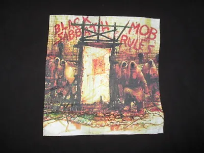 Buy BLACK SABBATH  Mob Rules  Concert Tour (LG) T-Shirt DIO TONY IOMMI GEEZER BUTLER • 56.83£