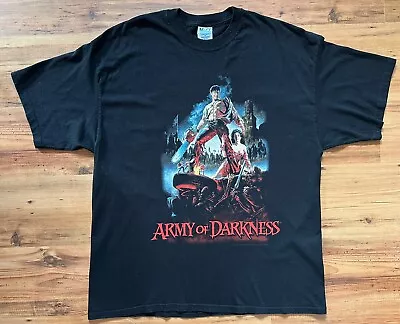 Buy Army Of Darkness T Shirt Sz XL Black (see Measurements) • 24.99£
