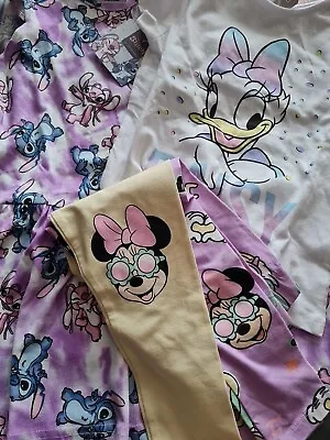 Buy Girls 3-4 Years Disney Frozen And Minnie Bundle Of Clothes (Aa) • 20£
