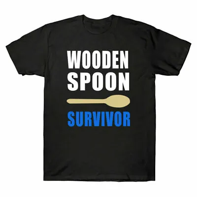Buy Wooden Tee T-Shirt Discipline Men's Sleeve Spoon Spanking Funny Short Survivor • 12.99£