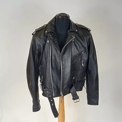 Buy Bikers Gear Australia Leather Jacket - Motorcycle Jacket 4XL- Padded - (H1/07) • 39.99£