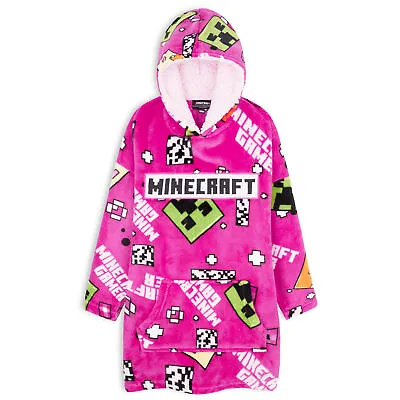 Buy Minecraft Hoodie For Girls, Fleece Oversized Hoodie Blanket, Minecraft GirlGifts • 21.49£