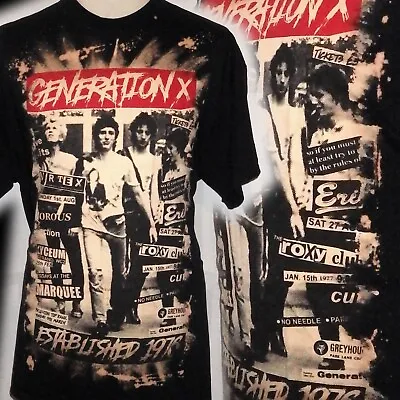 Buy Generation X Billy Idol 100% Unique Punk  T Shirt Xl Bad Clown Clothing • 16.99£