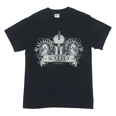 Buy GILDAN Soulfly Band T-Shirt Black Short Sleeve Mens S • 14.99£