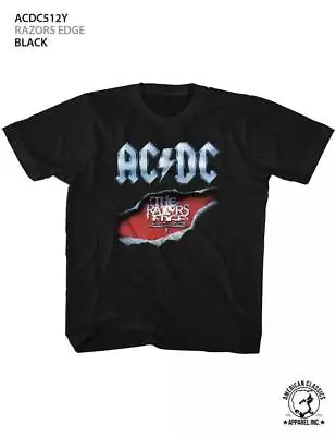 Buy AC/DC Razor's Edge Black Children's T-Shirt • 19.36£