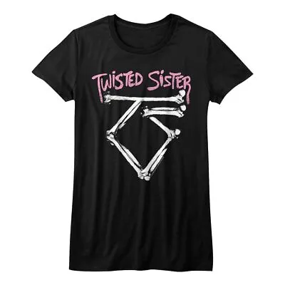 Buy Ladies Twisted Sister Bone Logo Music Shirt • 23.54£