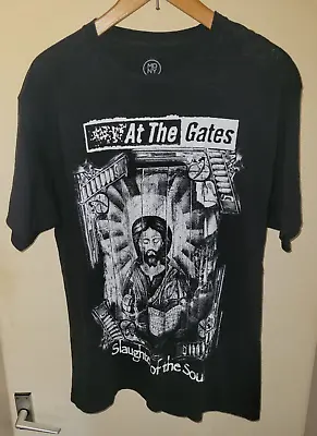 Buy At The Gates T Shirt Size L Slaughter Of The Soul Death Metal Thrash 2013 • 24.99£