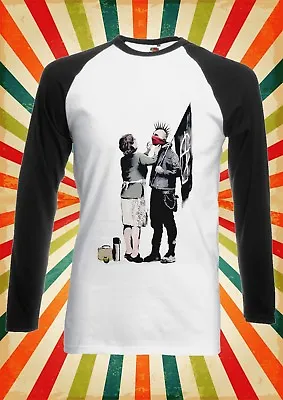 Buy Banksy Punk Mum Anarchy Art Men Women Long Short Sleeve Baseball T Shirt 1780 • 9.95£