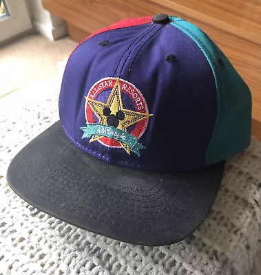 Buy Vintage Disney All Star Resorts Hotel Baseball Cap Rare • 5.99£