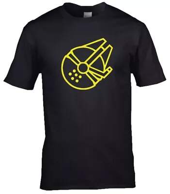 Buy Star Wars Millennium Falcon Premium Cotton Ring-spun T-shirt • 14.99£