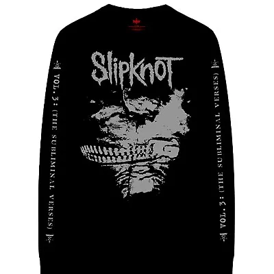 Buy Slipknot - Vol.3 The Subliminal Verses Official Licensed Black Long Sleeve Shirt • 24.99£