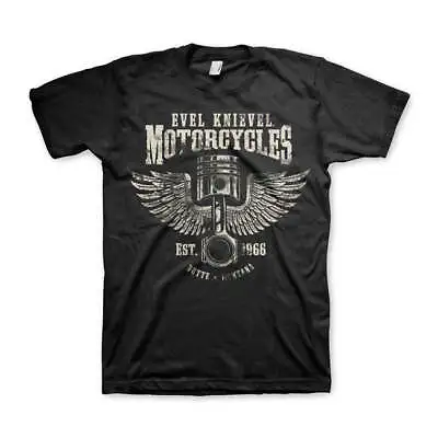 Buy Evel Knievel Motorcycles T-Shirt Black • 21.38£