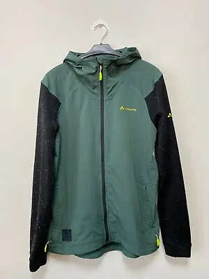 Buy VAUDE Men's Green Windbreaker Hoodie Zip Jacket Size L/52 • 38£