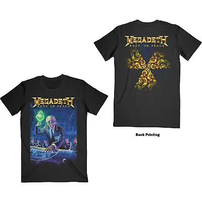 Buy Megadeth Rust In Peace 30th Anniversary T Shirt New & Official Black S-2XL • 15.55£