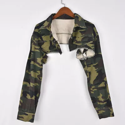 Buy Ladies Long Sleeve Street Mini Jacket Spring Summer Coat • 13.49£
