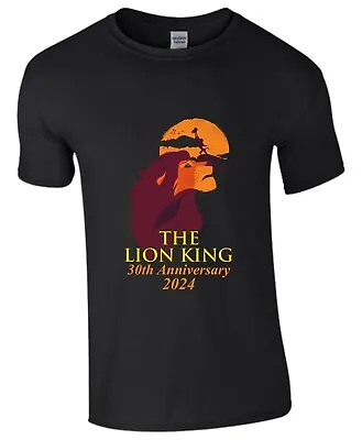 Buy Lion King T Shirt The Lion King 30th Anniversary Movie Lovers Unisex Gift Top • 11.99£