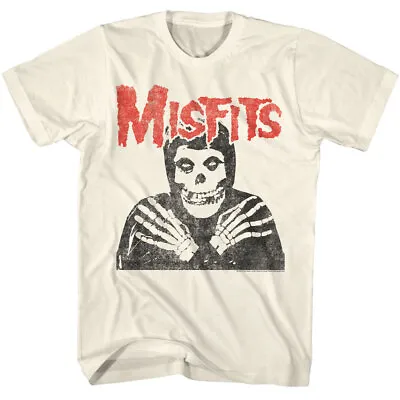 Buy The Misfits Crimson Ghost Arms Crossed Red Logo Men's T Shirt Punk Rock Merch • 42.28£