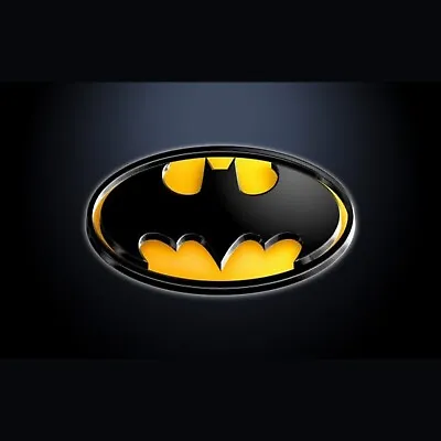 Buy Batman Necklace Retro Logo Keaton Bale The Dark Knight Movie Stainless Steel NEW • 4.75£