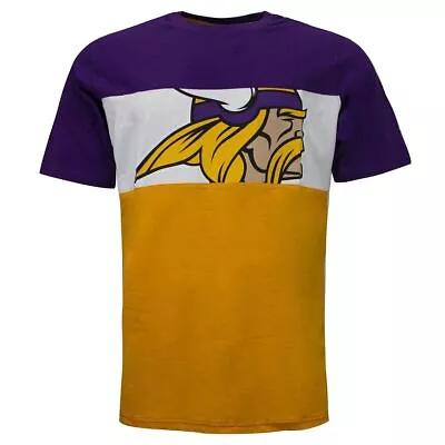 Buy Fanatics Minnesota Vikings ShortSleeve Yellow Purple Mens T-Shirt 1570MPPL5HWMVI • 15.99£